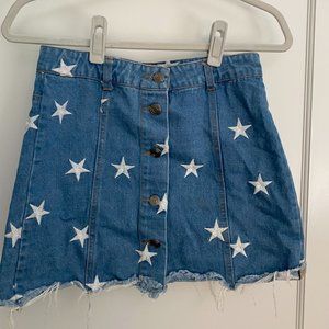San Souci Jean Skirt Size S